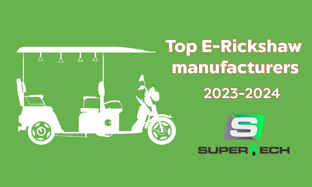 Electric rickshaw manufacturer, top e rickshaw manufacturers